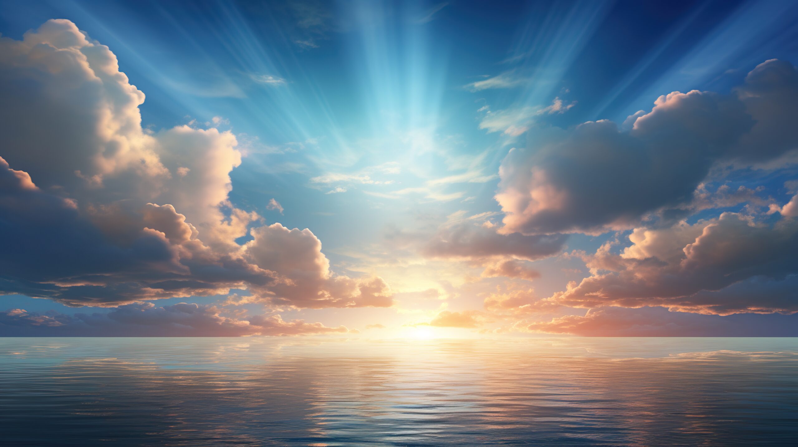 sunset over the ocean