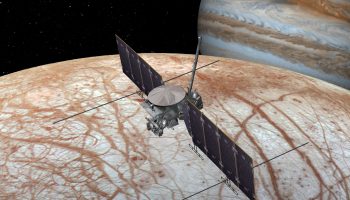 An artist's rendering of the Europa Clipper spacecraft NASA/JPL-Caltech