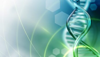 DNA strands background