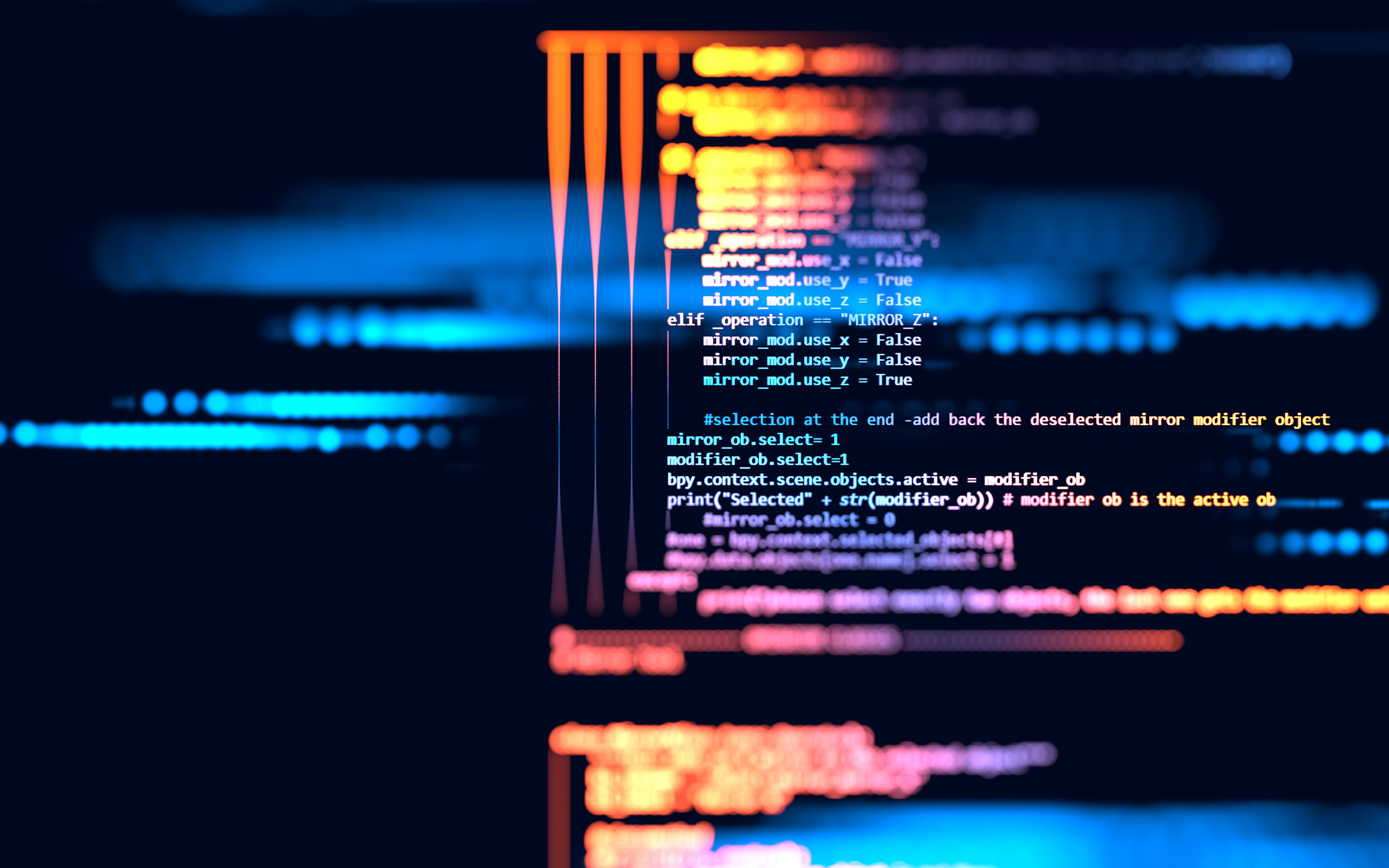 Code Programming Computer code on screen